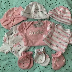 100% Cotton 12 Piece Preemie Set